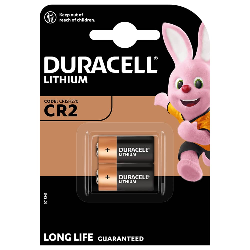 Duracell CR2 Batteries, 2 pack