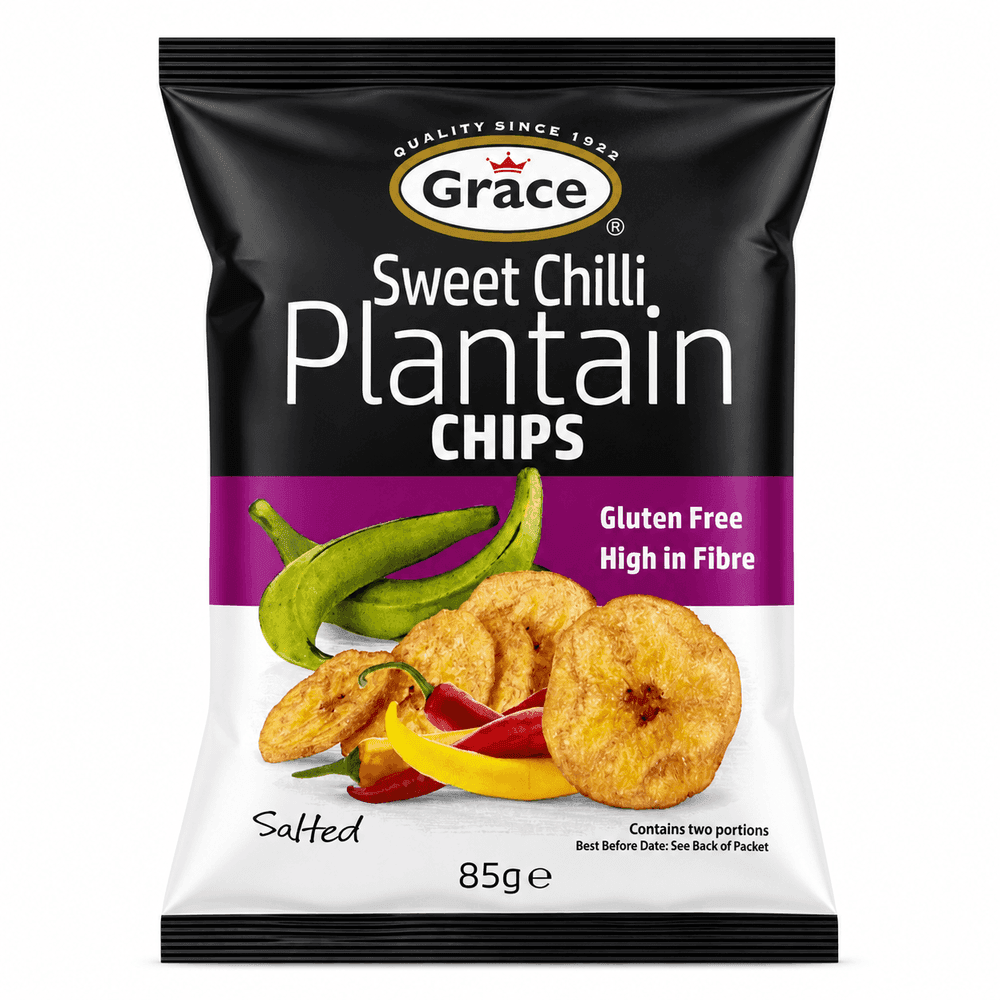 Grace Sweet Chilli Plantain Chips, 85 g