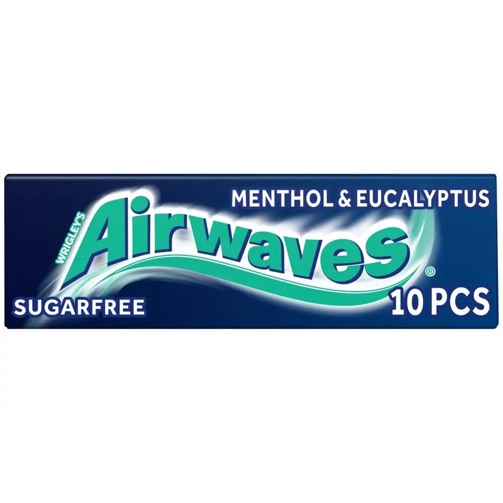 Airwaves Menthol & Eucalyptus, 10 Pieces