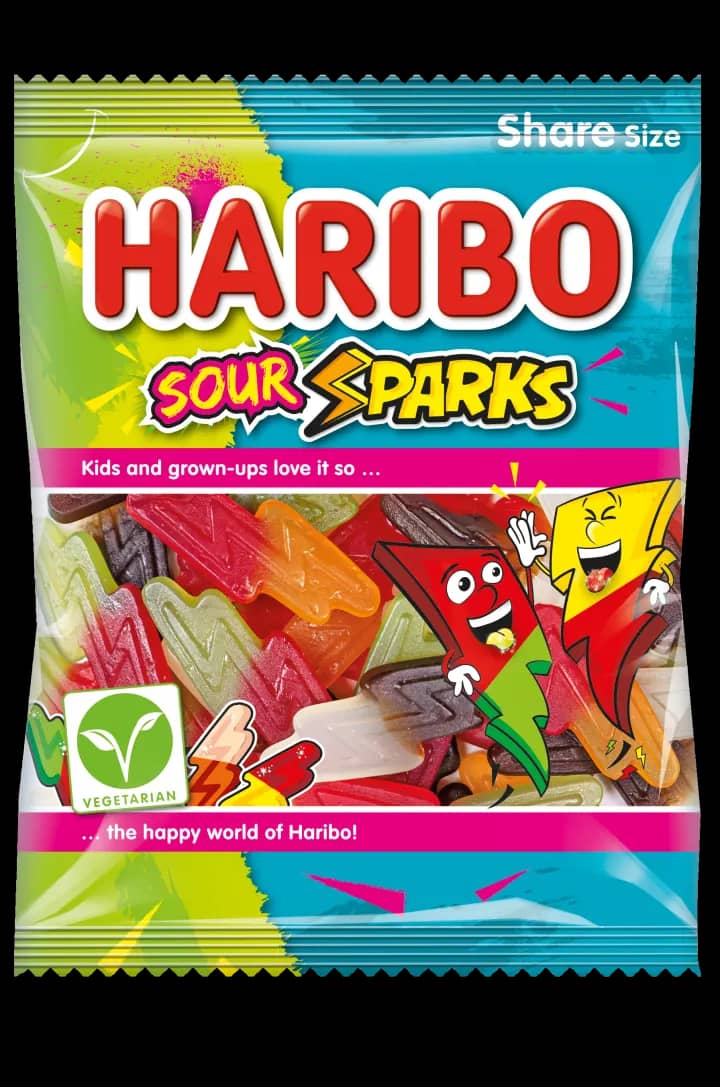 Haribo Sour Sparks, 160 g