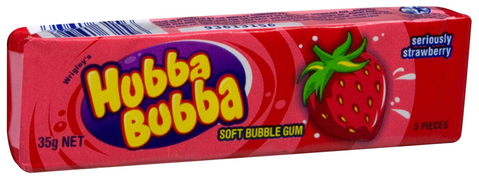 Hubba Bubba Strawberry, 35 g