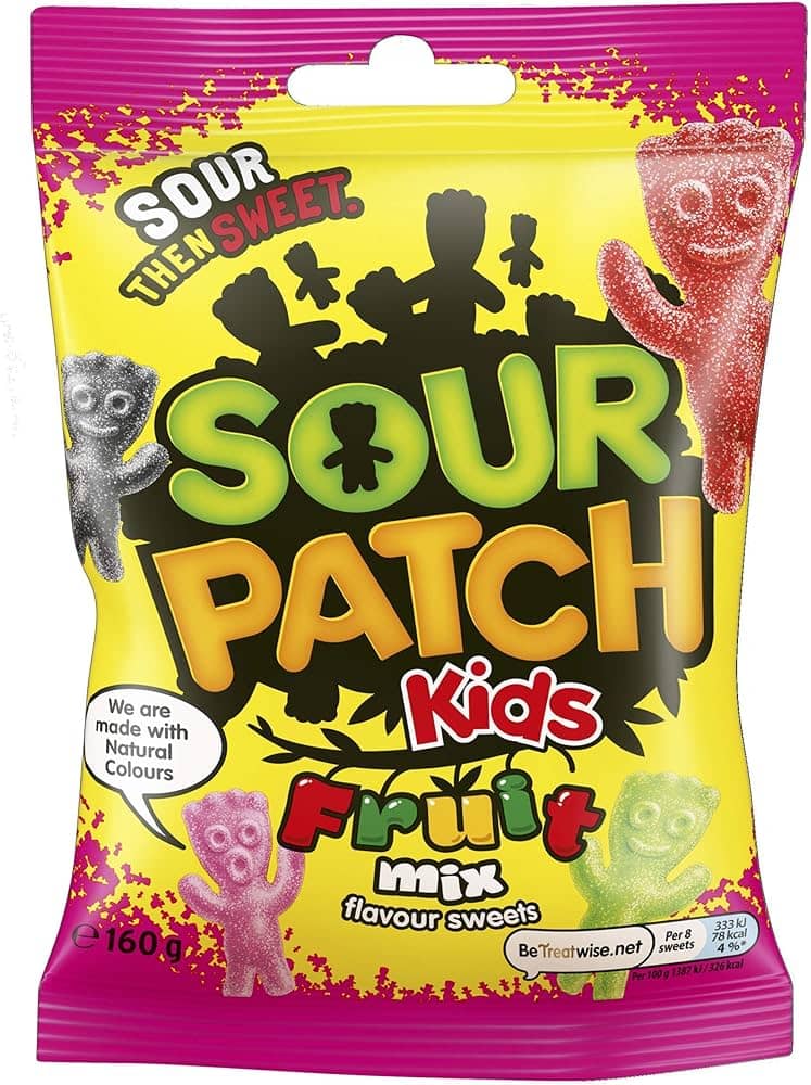 Sour Patch Fruit Mix, 120 g
