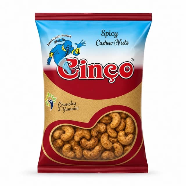 Cinco Spicy Cashew Nuts, 140 g