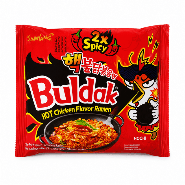 Samyang Buldak 2X Spicy Ramen, 140 g
