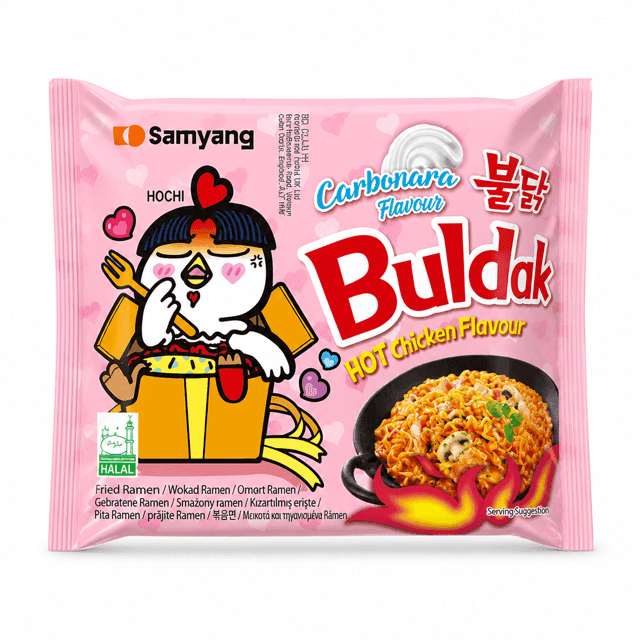 Samyang Buldak Carbonara Ramen, 130 g