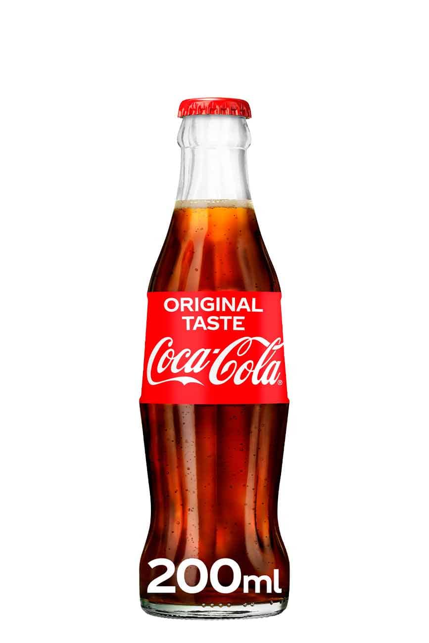 Coca Cola glass bottle, 200 ml