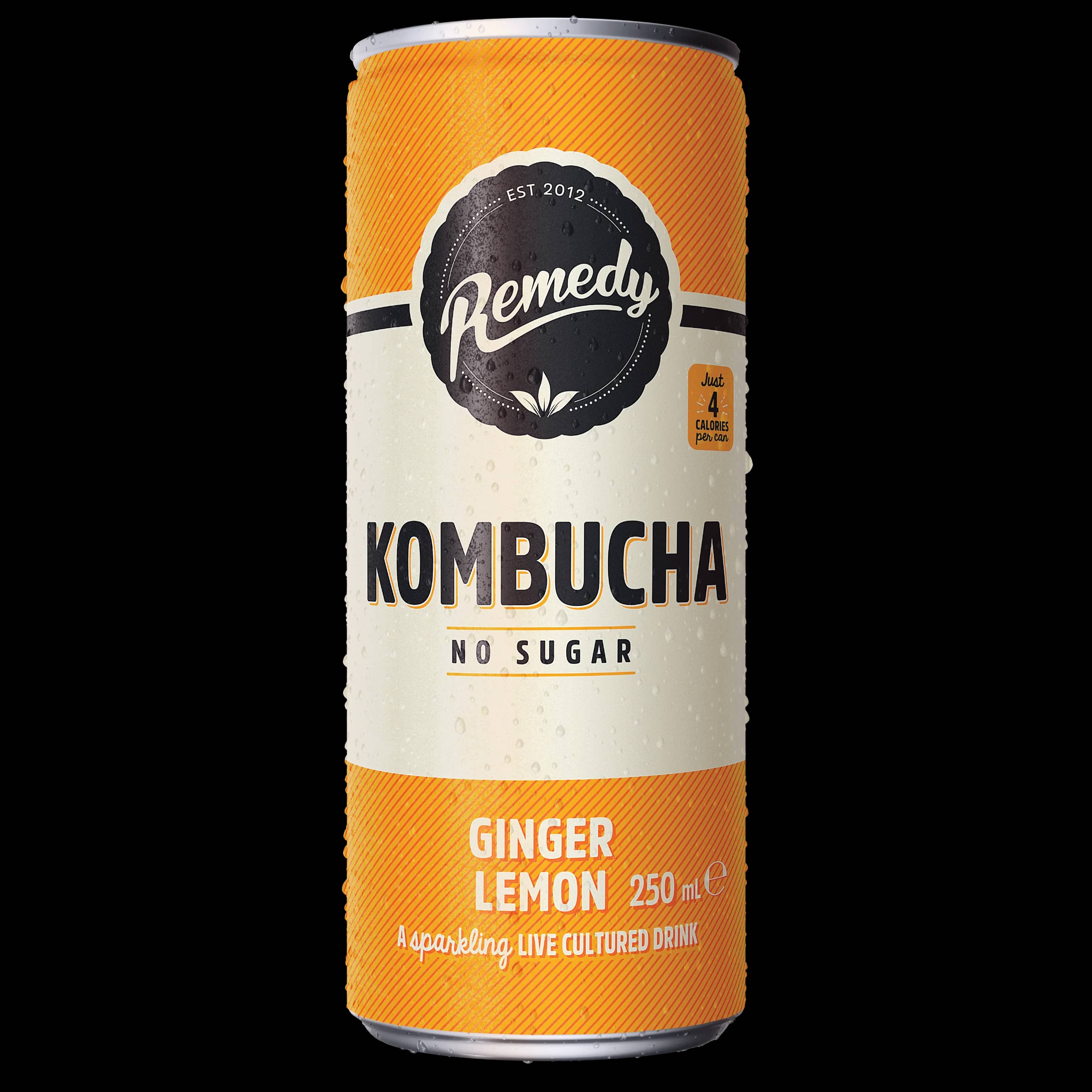 Kombucha Ginger Lemon, 250 ml